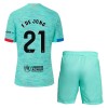 Maillot de Supporter FC Barcelone Frenkie de Jong 21 Troisième 2023-24 Pour Enfant